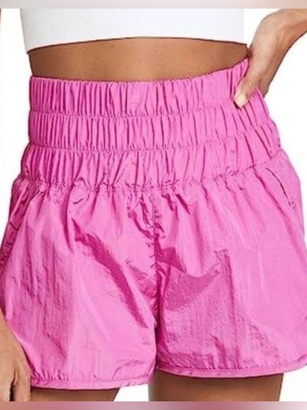 Free People FP Movement The Way Home High Rise short Pink/Violet Women’s S Liner